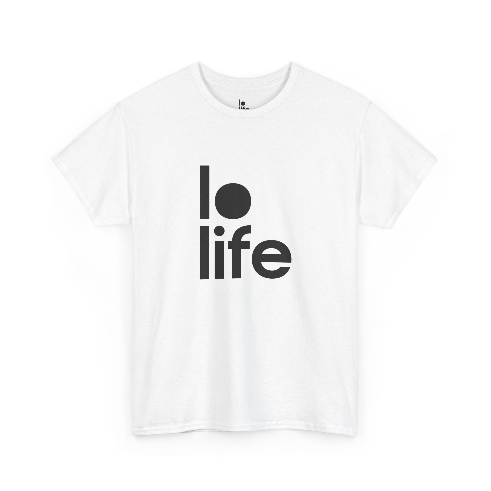 LO LIFE Humor Unisex Heavy Cotton Tee, Concert Apparel, Party Shirt, Music Lover Gift, Weekend Outfit