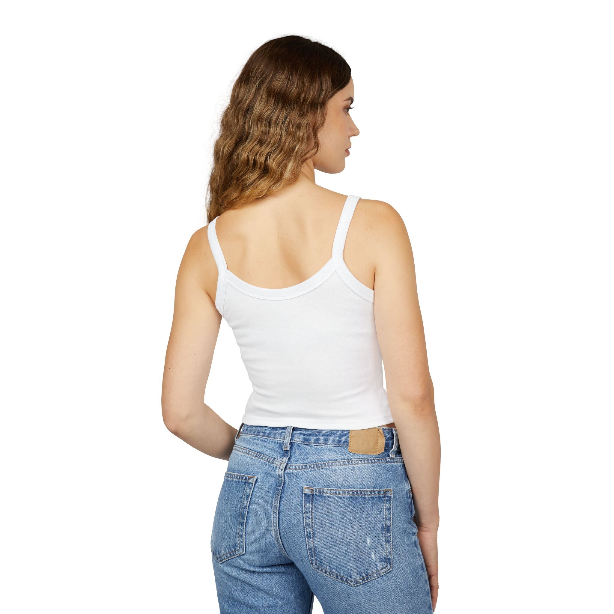 NO NEW FRIENDS Women's Spaghetti Strap Tank Top | Perfect for Summer Parties, Casual Outings, Festival Wear, Unique Gift, Trendy