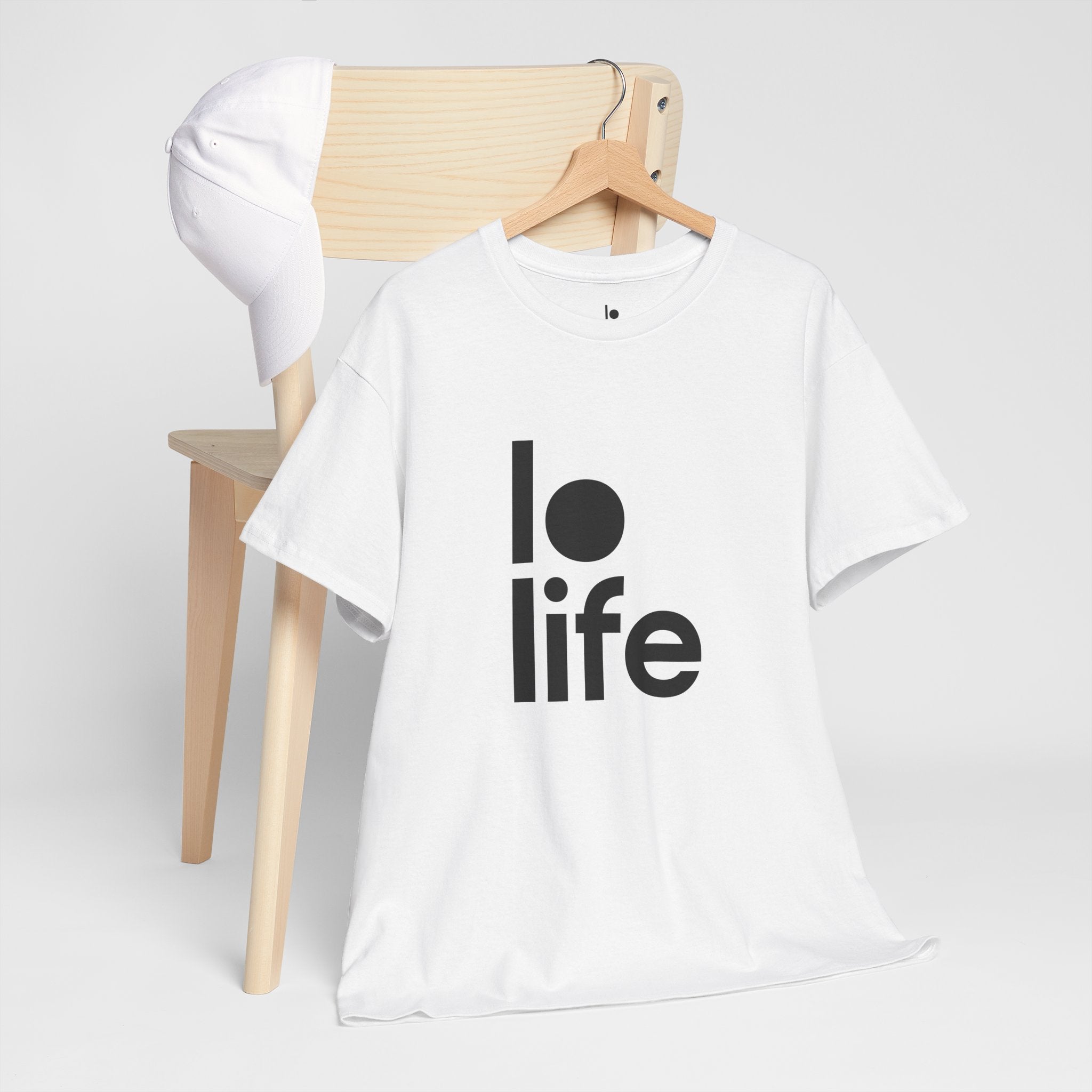 LO LIFE Humor Unisex Heavy Cotton Tee, Concert Apparel, Party Shirt, Music Lover Gift, Weekend Outfit