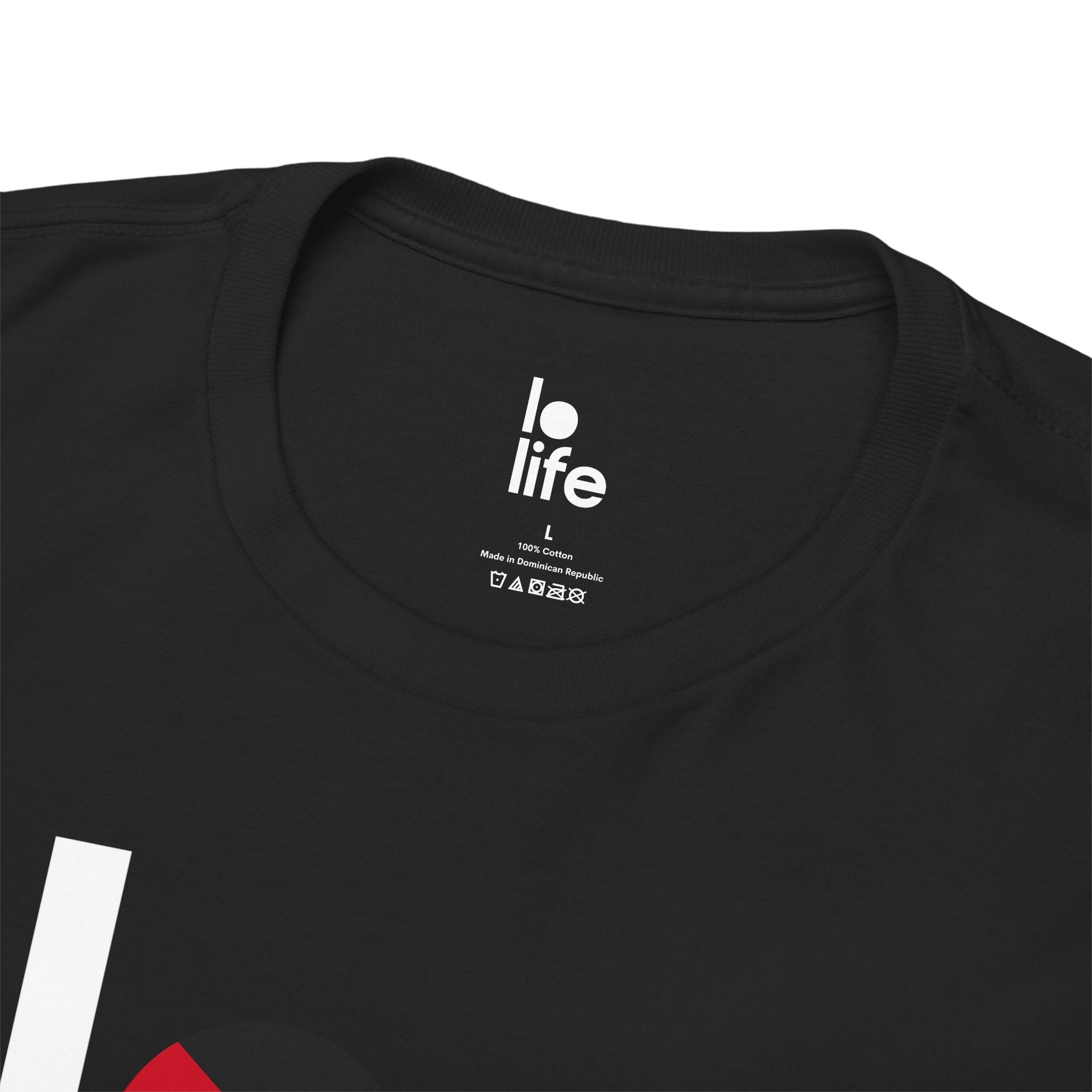 LO LIFE | PALESTINE FLAG Humor Unisex Heavy Cotton Tee, Concert Apparel, Party Shirt, Music Lover Gift, Weekend Outfit