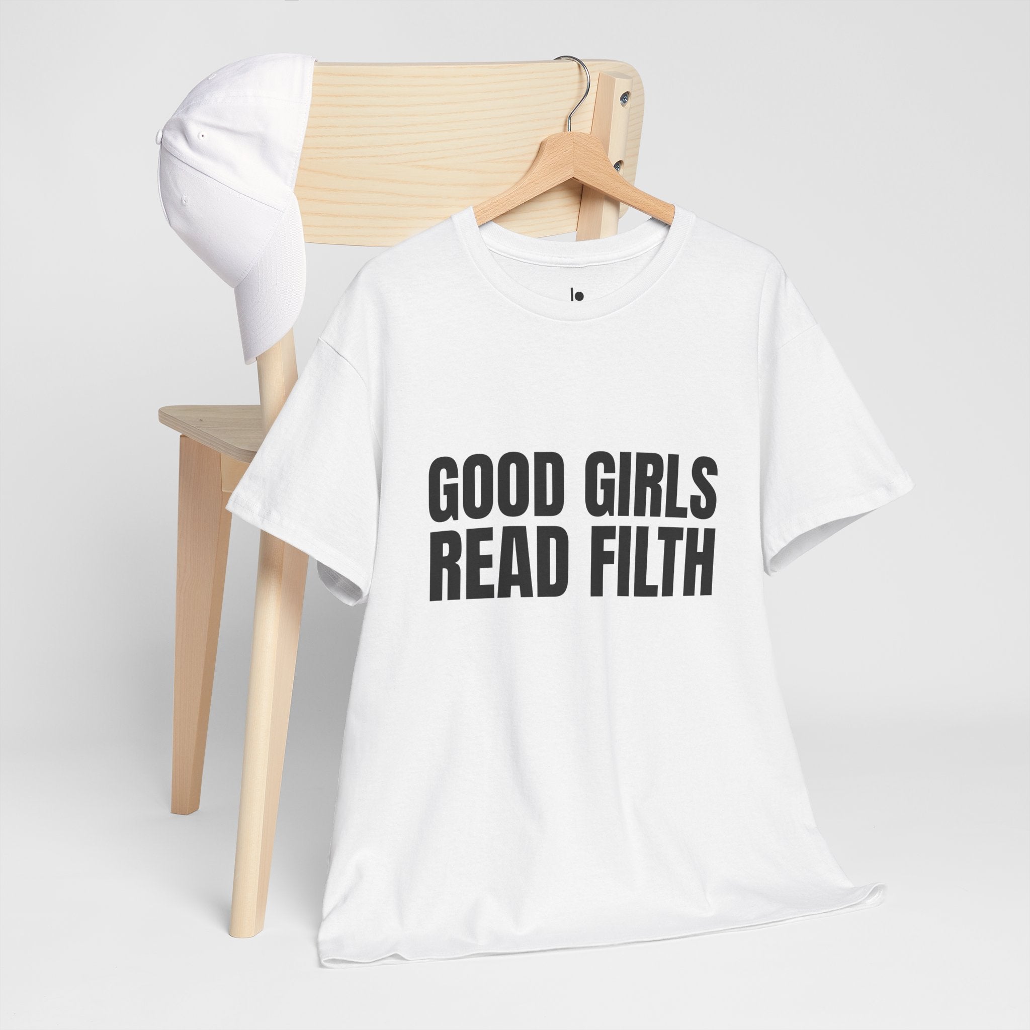GOOD GIRLS READ FILTH Humor Unisex Heavy Cotton Tee, Concert Apparel, Party Shirt, Music Lover Gift, Weekend Outfit