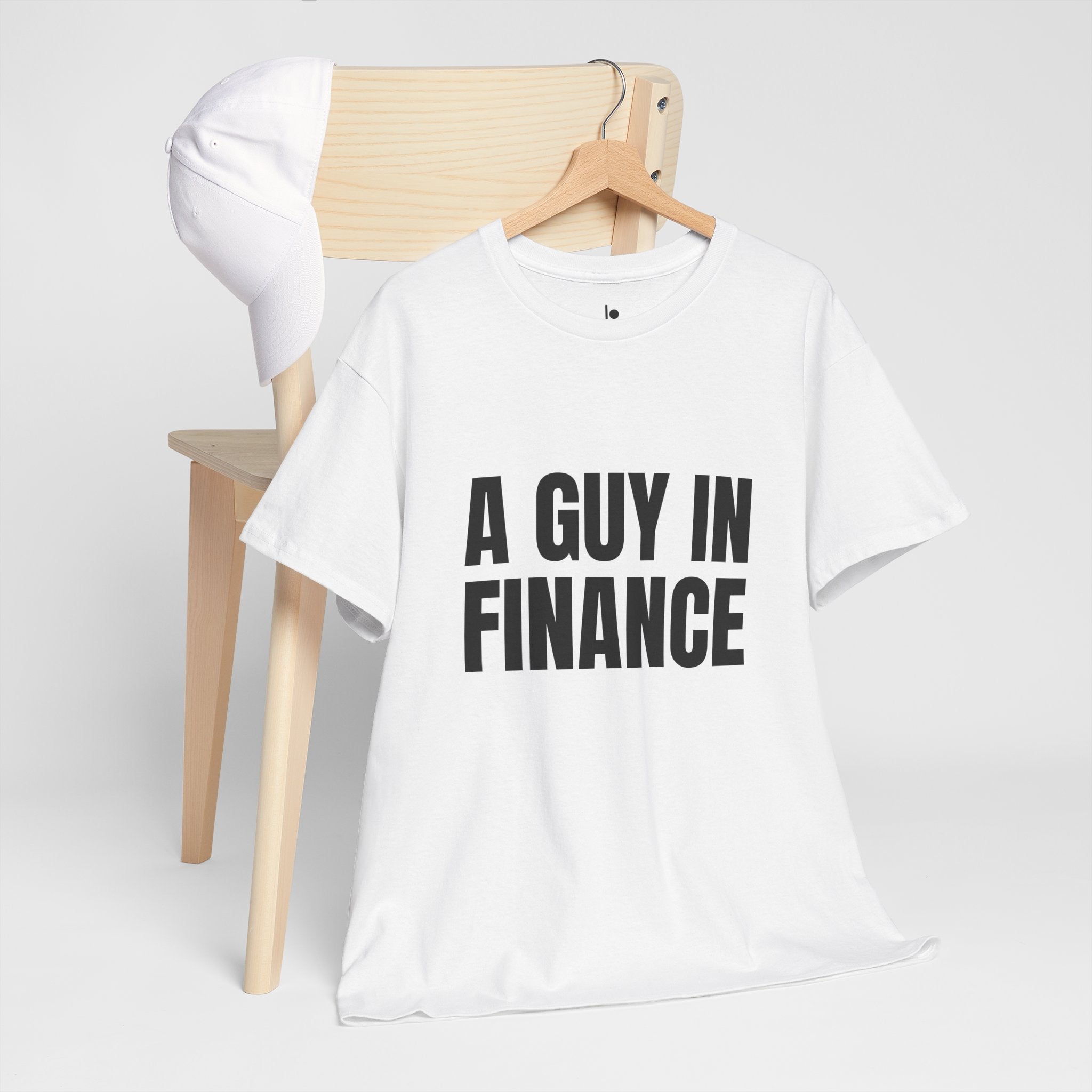 A GUY IN FINANCE Humor Unisex Heavy Cotton Tee, Concert Apparel, Party Shirt, Music Lover Gift, Weekend Outfit
