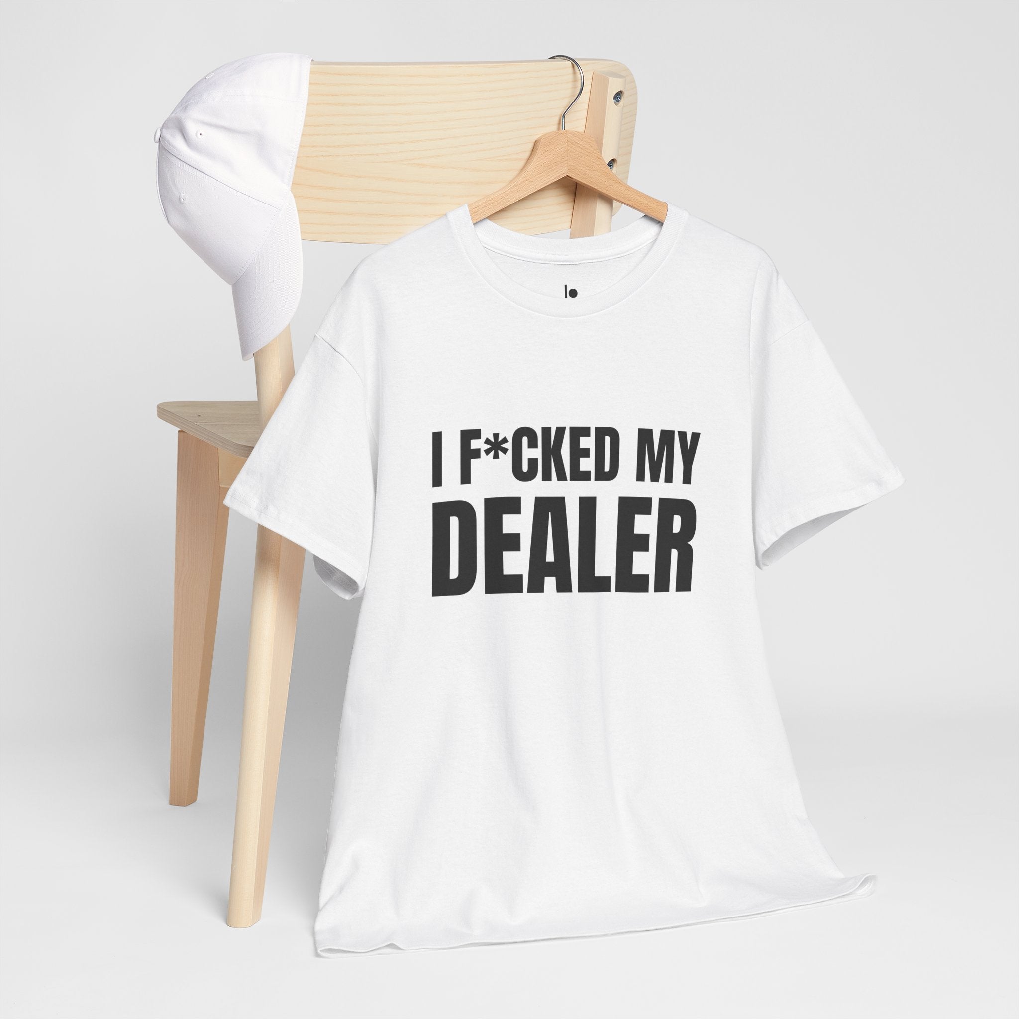 I F*CKED MY DEALER Humor Unisex Heavy Cotton Tee, Concert Apparel, Party Shirt, Music Lover Gift, Weekend Outfit