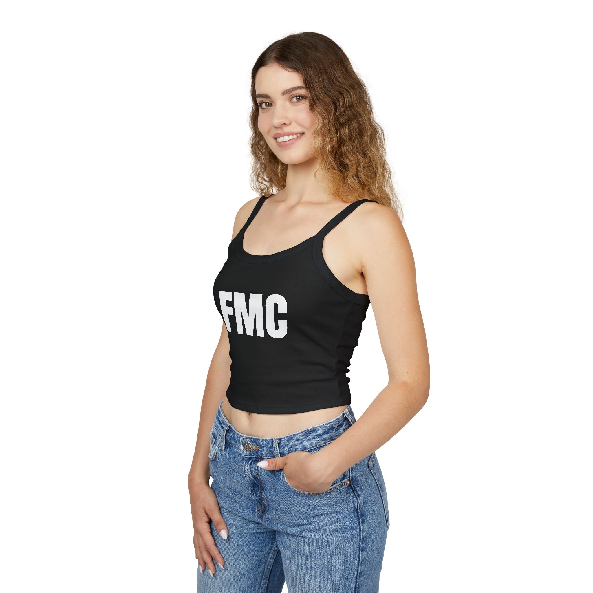 FEMALE MAIN CHARACTER (FMC) Women's Spaghetti Strap Tank Top | Perfect for Summer Parties, Casual Outings, Festival Wear, Unique Gift, Trendy