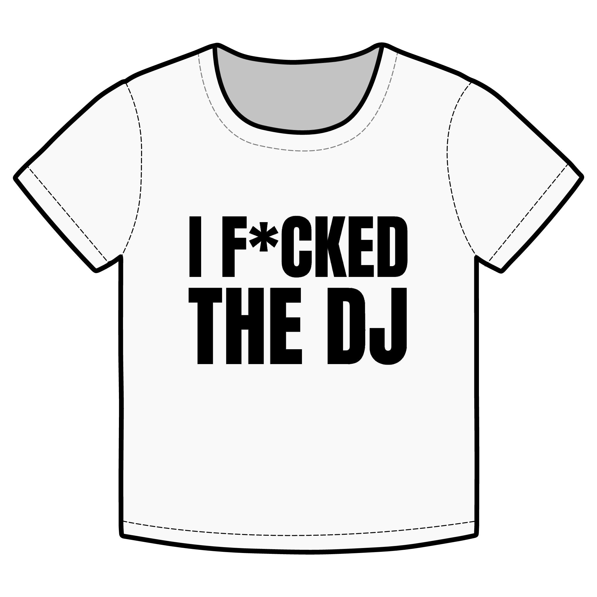 I F***ed The DJ Funny Organic Baby Tee – Retro Slogan Shirt, Witty Graphic T-Shirt, Hipster Streetwear